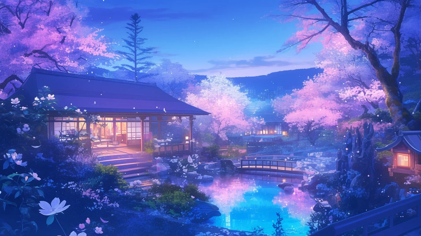 Blog banner — anime and frontend